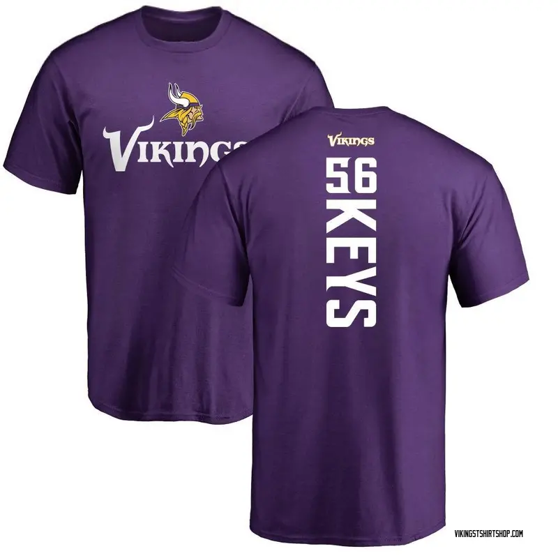 Men's Austin Keys Minnesota Vikings Backer T-Shirt - Purple