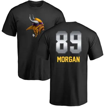 Men's David Morgan Minnesota Vikings Midnight Mascot T-Shirt - Black