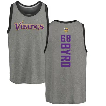 Men's Henry Byrd Minnesota Vikings Backer Tri-Blend Tank Top - Ash