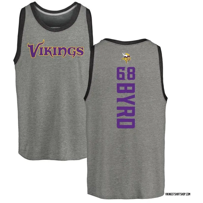Men's Henry Byrd Minnesota Vikings Backer Tri-Blend Tank Top - Ash