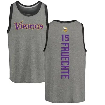 Men's Isaac Fruechte Minnesota Vikings Backer Tri-Blend Tank Top - Ash