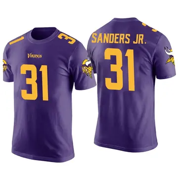 Men's Marcus Sanders Jr. Minnesota Vikings Purple Color Rush Legend T-Shirt