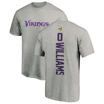 Men's Scooby Williams Minnesota Vikings Backer T-Shirt - Ash