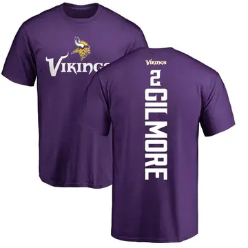 Men's Stephon Gilmore Minnesota Vikings Backer T-Shirt - Purple