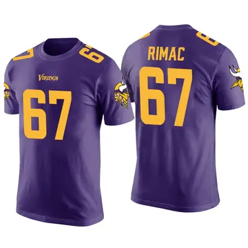 Men's Tomas Rimac Minnesota Vikings Purple Color Rush Legend T-Shirt