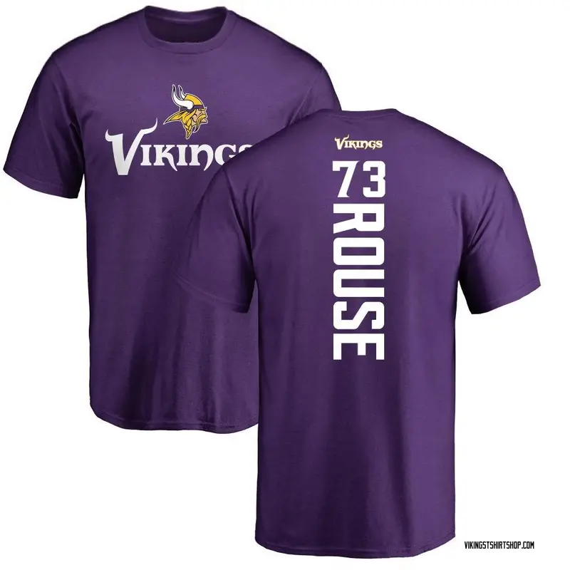 Men's Walter Rouse Minnesota Vikings Backer T-Shirt - Purple