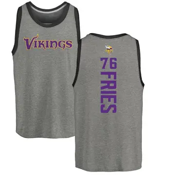 Men's Will Fries Minnesota Vikings Backer Tri-Blend Tank Top - Ash