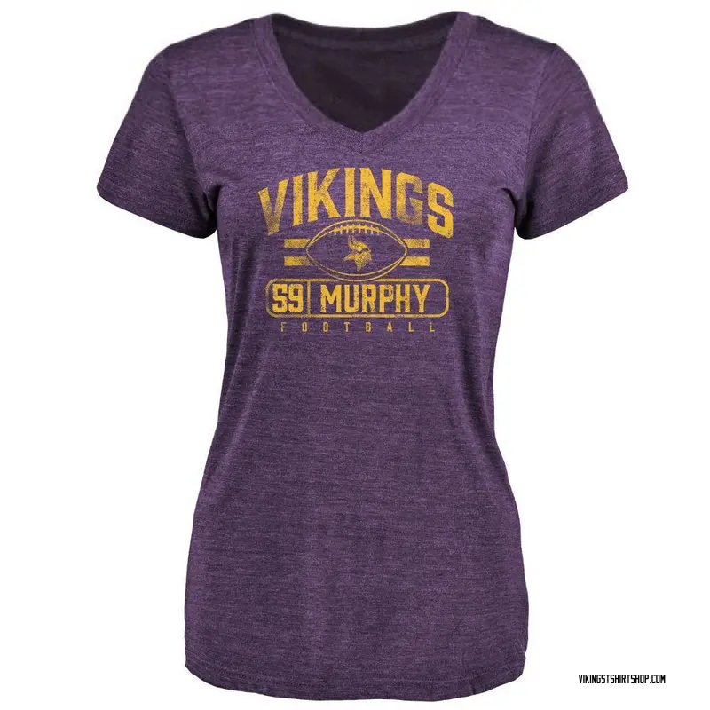 Women's Gabriel Murphy Minnesota Vikings Flanker Tri-Blend T-Shirt - Purple