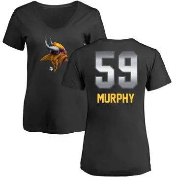 Women's Gabriel Murphy Minnesota Vikings Midnight Mascot T-Shirt - Black