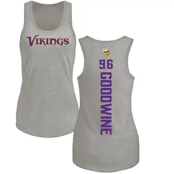 Women's Monkell Goodwine Minnesota Vikings Backer Tri-Blend Tank Top - Ash
