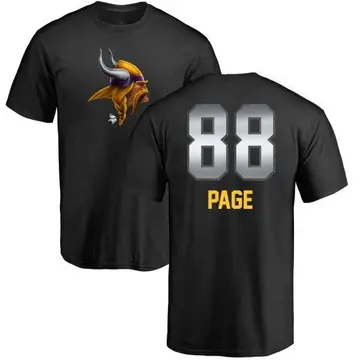 Youth Alan Page Minnesota Vikings Midnight Mascot T-Shirt - Black