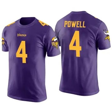 Youth Brandon Powell Minnesota Vikings Purple Color Rush Legend T-Shirt