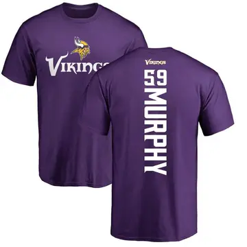 Youth Gabriel Murphy Minnesota Vikings Backer T-Shirt - Purple