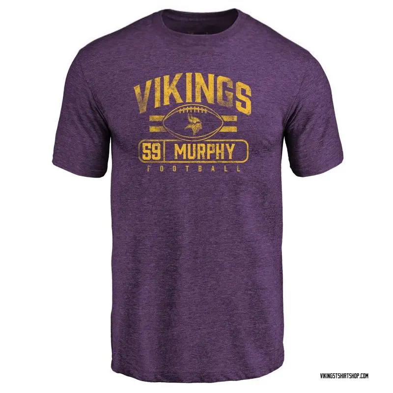 Youth Gabriel Murphy Minnesota Vikings Flanker Tri-Blend T-Shirt - Purple