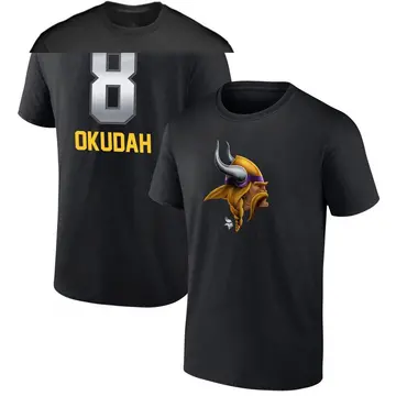 Youth Jeff Okudah Minnesota Vikings Midnight Mascot T-Shirt - Black