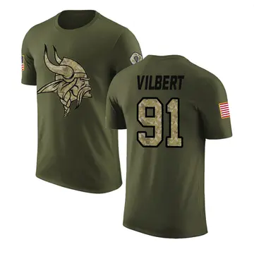 Youth Smith Vilbert Minnesota Vikings Olive Salute to Service Legend T-Shirt