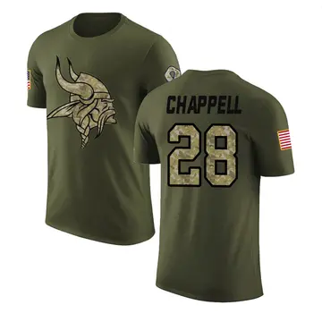 Youth Tyreek Chappell Minnesota Vikings Olive Salute to Service Legend T-Shirt
